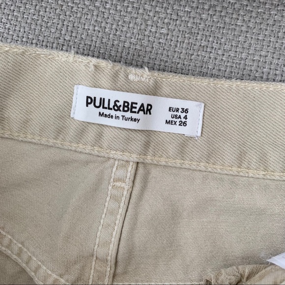 Pull & Bear beige wide leg jeans - size 4 - Picture 3 of 4